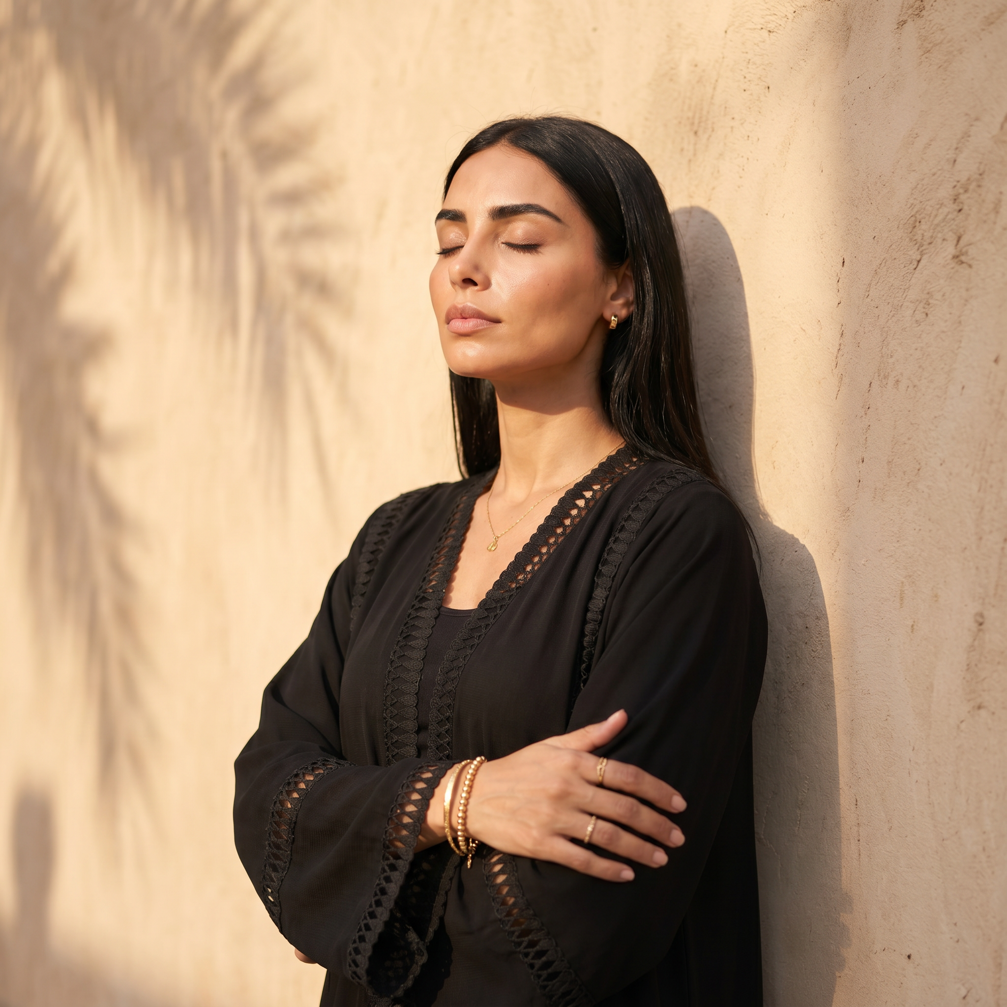A striking minimalist detail shot of luxury fabric textures and sharp architectural shadows, generated by AI.
